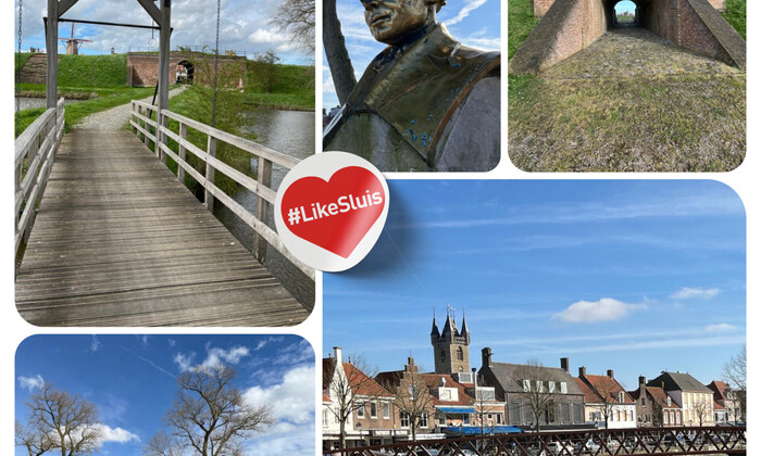 Wandelroutes Sluis en St. Anna ter Muiden