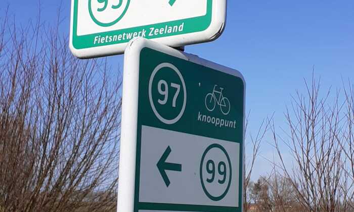 Fietsroutes vanuit Sluis 